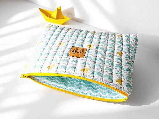 Kozmetická taška ZOYA (Vánok diaľok - cik cak vnútro)