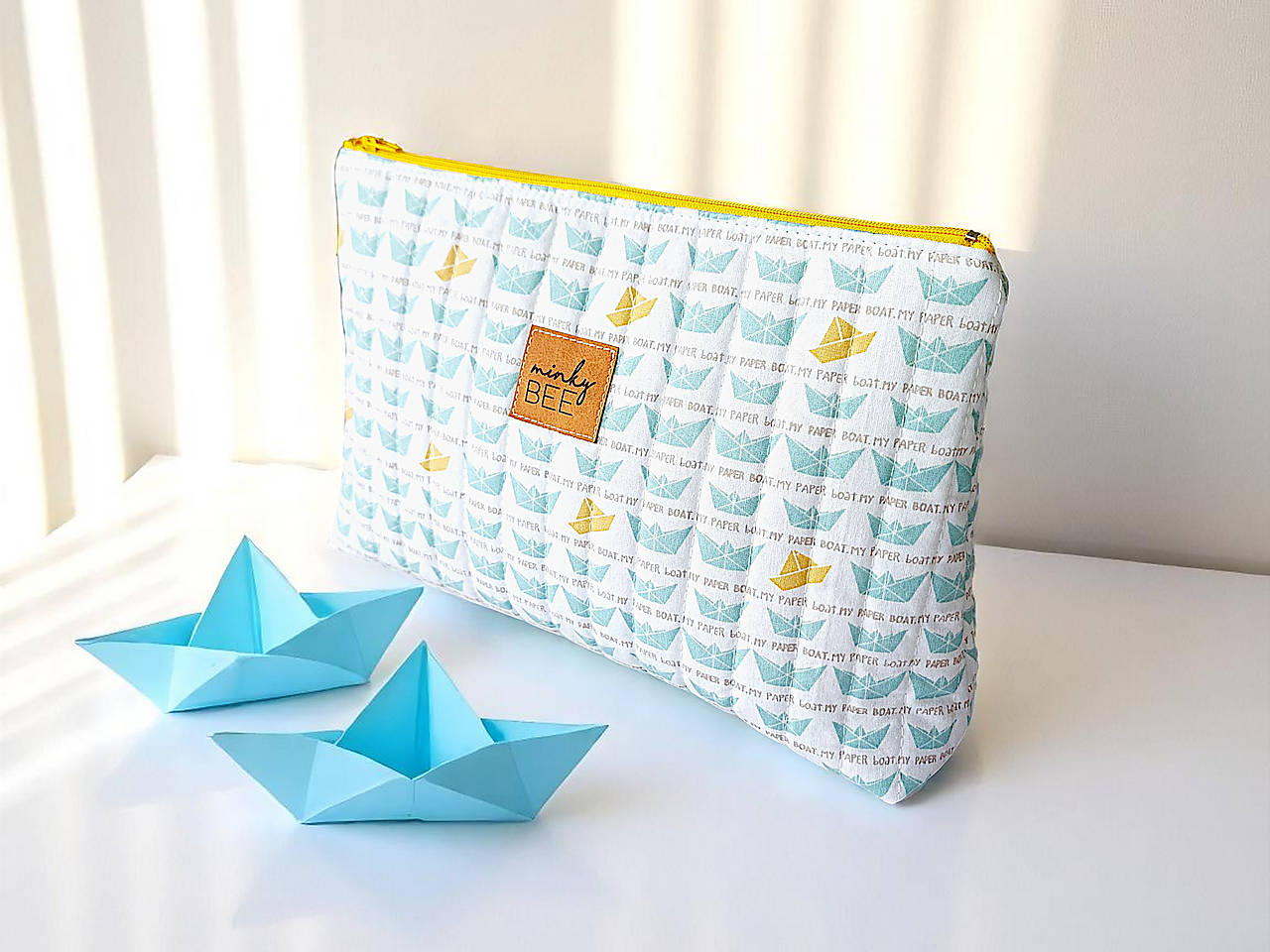 Kozmetická taška ZOYA (Vánok diaľok - cik cak vnútro)