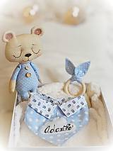 Hračky - Mojkáčik Macík ,spinkací Macík,nákrčník , ušká a korunka pre princa  - 17577072_