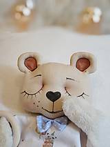 Hračky - Mojkáčik Macík ,spinkací Macík,nákrčník , ušká a korunka pre princa  - 17577077_