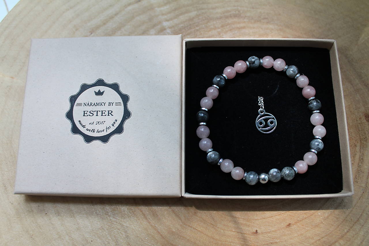 Rak_náramok s retiazkou s príveskom 02