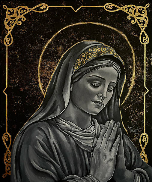 Obrazy - Nebeská Matka [Print] - 17577453_