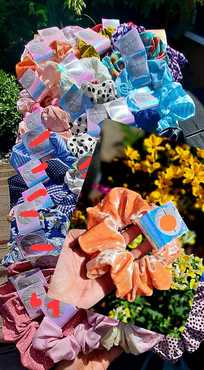 scrunchie - gumička do vlasů