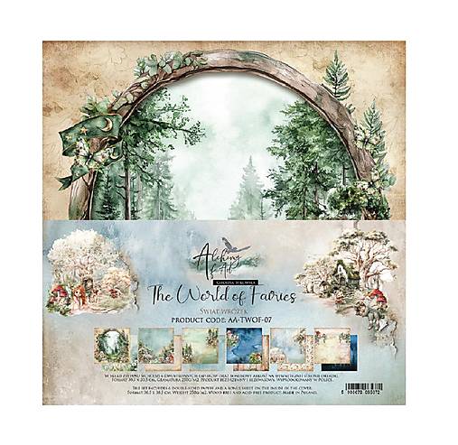 Papier - Scrapbook papier 12x12 The World of Fairies - 17579199_