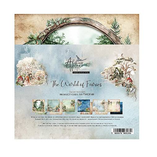 Papier - Scrapbook papier 8x8 The World of Fairies - 17579226_