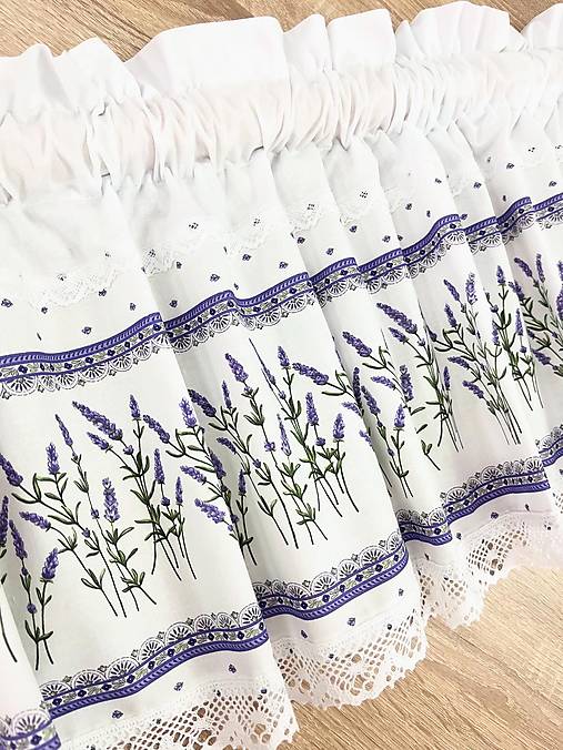 Úžitkový textil - Voál - levandule - 17578744_