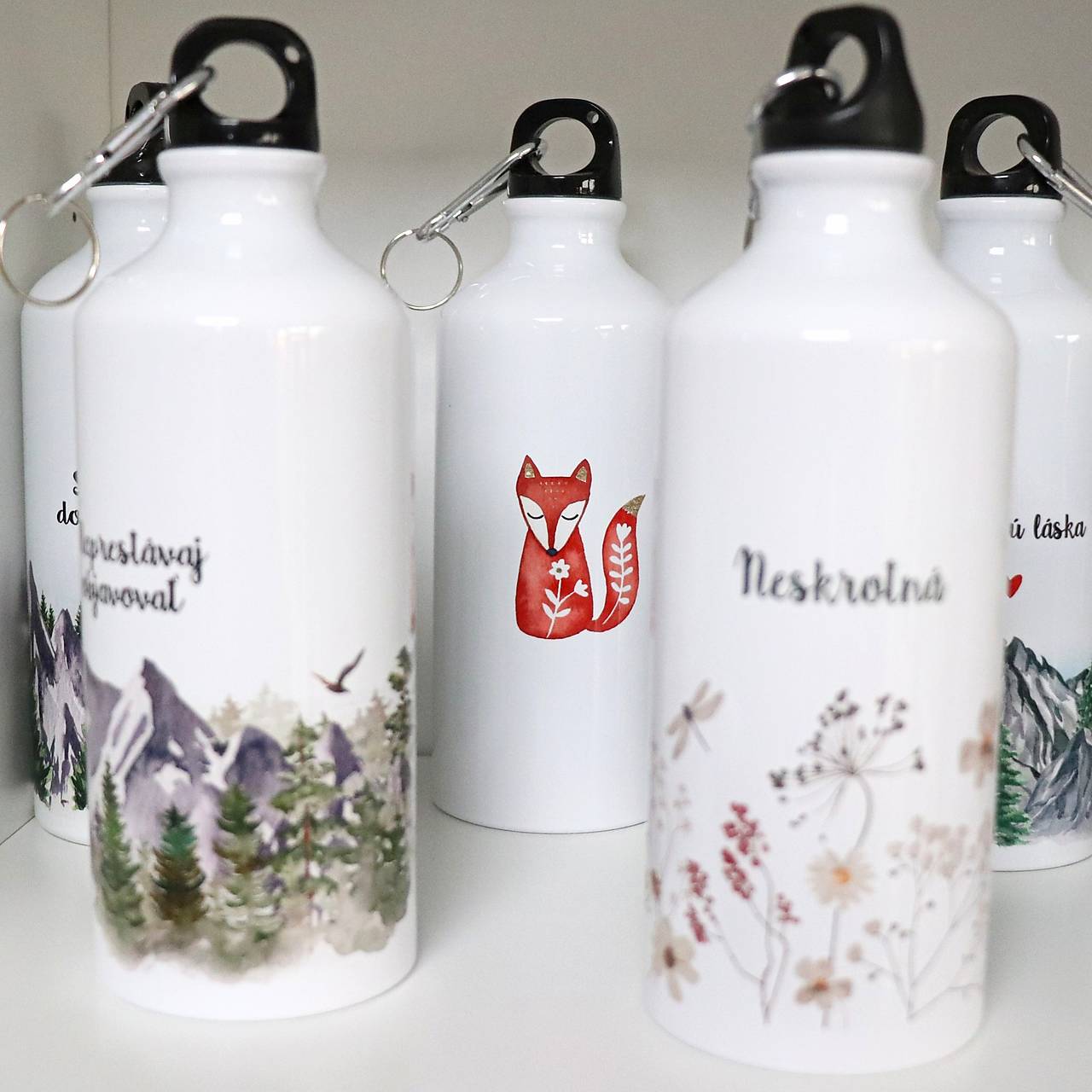 Turistické fľaše 600 ml