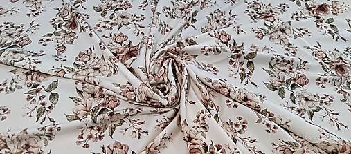 Textil - Úplet - Newbie - cena za 10 centimetrov (Cremy) - 17580529_