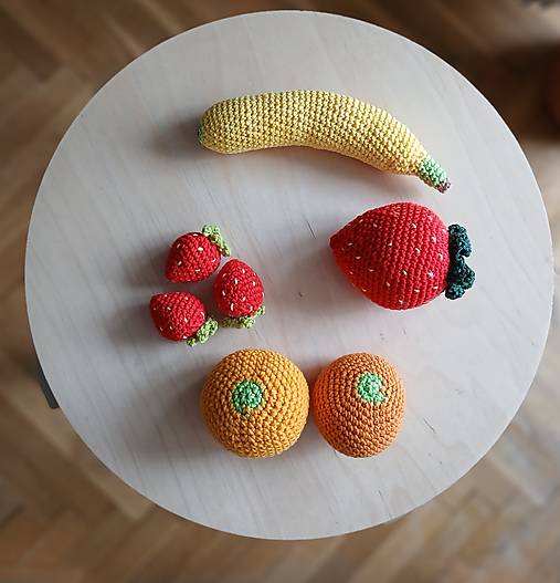 Hračky - Háčkované ovocie - 17580719_