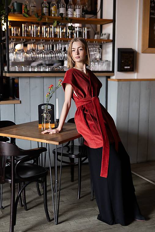 Šaty - Zero waste vesta/top 2v1 - 17580700_