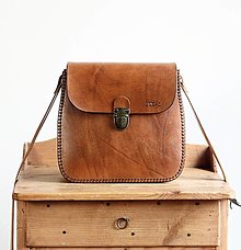 Kabelky - Kožená kabelka Antique leather *RAW&Tan* - 17582057_