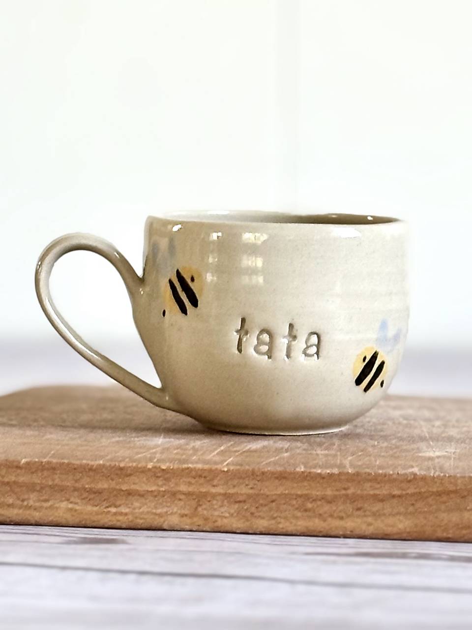 Bee - šálka espresso tata (100ml, s uškom)