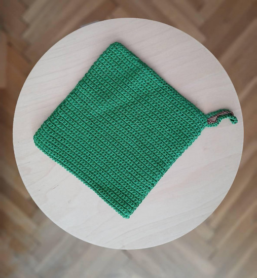 Úžitkový textil - Háčkovaná podložka pod hrniec - 17581097_