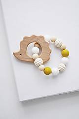 Hračky - Hryzadielko - ježko/horčicová - 17584205_