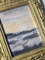 Obrazy - Akvarel - Miniature seascape no.1 - 17585660_