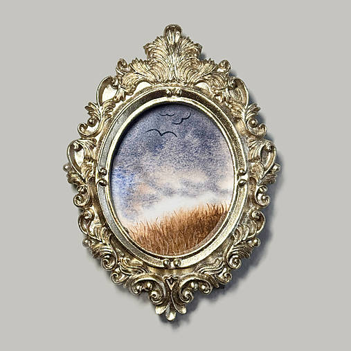 Obrazy - Akvarel - Miniature landscape no.2 - 17585791_