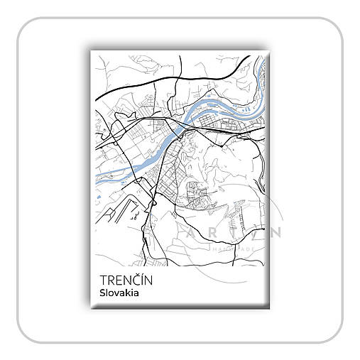 Obrazy - Trenčín voda 002 - 17585057_