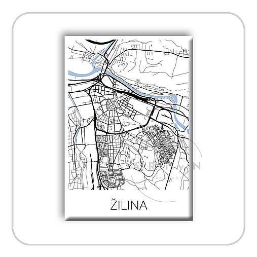 Obrazy - Žilina voda 001 (Magnetka) - 17585115_