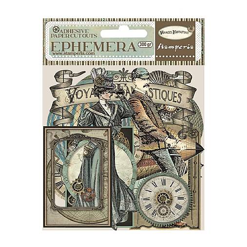 Papier - Stamperia Voyages Fantastiques  nálepky - 17587140_