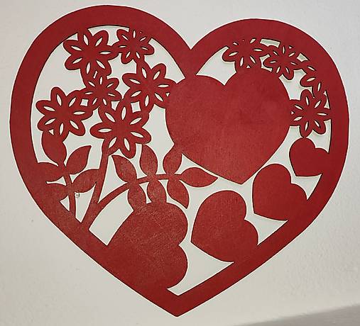 Dekorácie - Blahoželanie srdce  - 17587464_