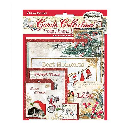 Papier - Kolekcia kariet Stamperia Christmas - 17589904_