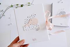 Papiernictvo - Mini-album pre bábätko - veľryba (Ružová) - 17590409_