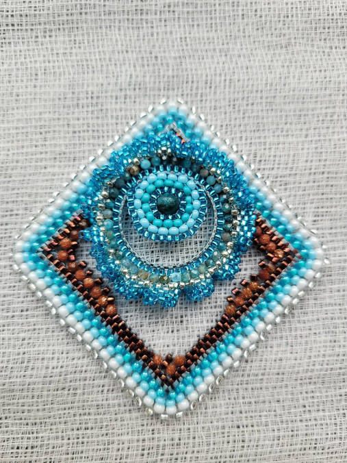 Náhrdelníky - mandala rastu - 17588896_