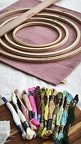Úžitkový textil - Výšivka na ľanový poťah na mieru - 17589629_