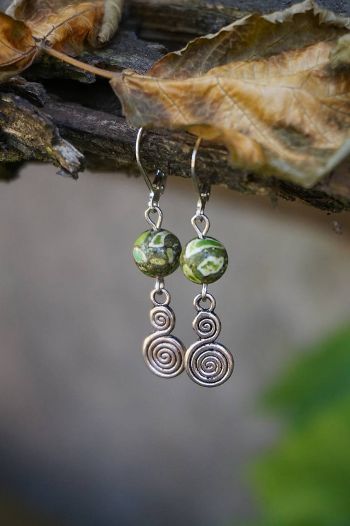 Náušnice - Náušnice so špirálou - 17590169_