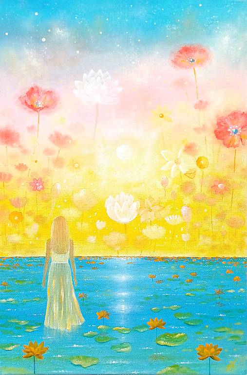 Obrazy - Obraz Cesta za láskou - olejomaľba - 17590811_