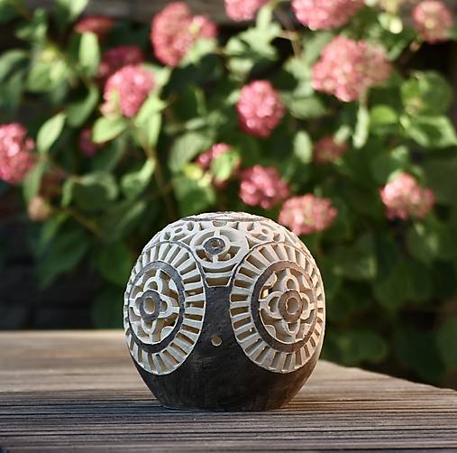 Svietidlá - mandala ohňa - svietnik - 17589067_