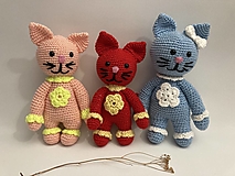 Hračky - mačka/mačička - 3 farby - 17590635_