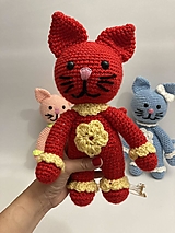 Hračky - mačka/mačička - 3 farby - 17590640_