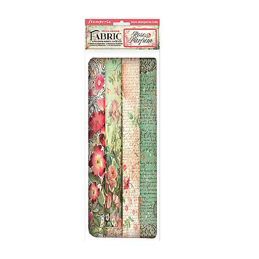 Textil - Polyesterová látka Rose Parfum. - 17591817_
