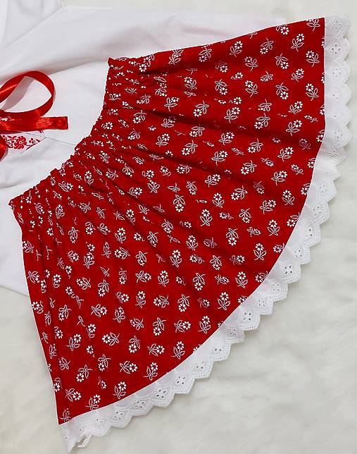 Detské oblečenie - Folklórna suknička (detská) (Dĺžka 35 cm) - 17591472_