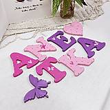 Tabuľky - kráľovské písmenká 8cm - 17593266_