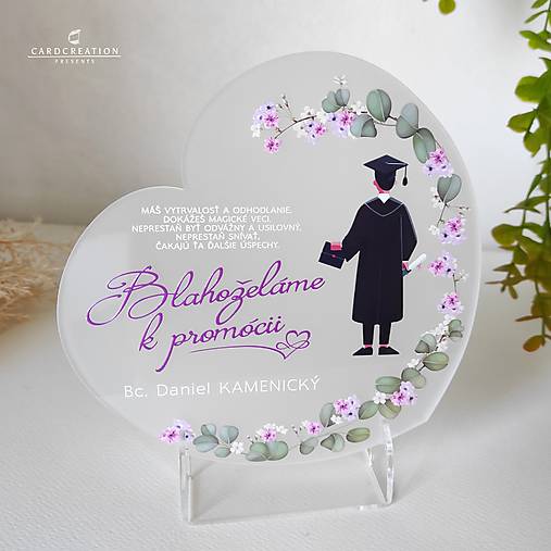 darček ku ukončeniu štúdia, promočný 001DA
