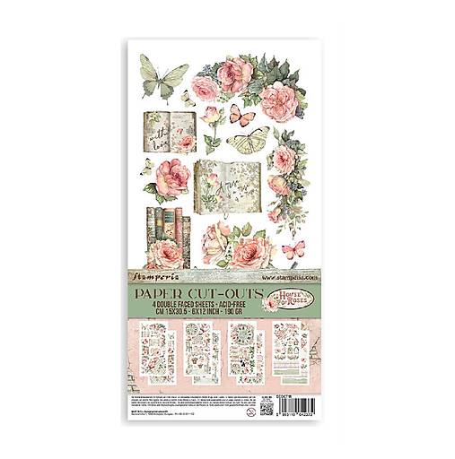 Papier - Stamperia House of Roses papierové výrezy SBBCT11 - 17596234_