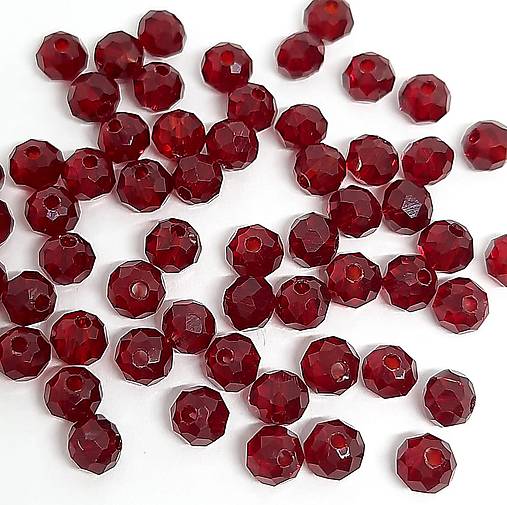 Sklenená rondelka 4x3mm-1ks