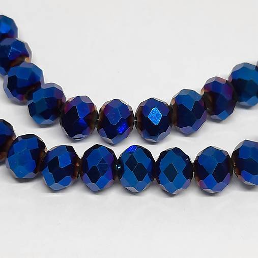 Sklenená rondelka 8x6mm-1ks
