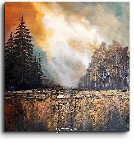 Obrazy - Lesné tajomstvá  - 17595545_