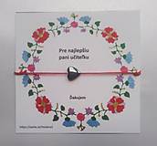 Náramky - Náramok pre pani učiteľku (Pre najlepšiu pani učiteľku) - 17596448_