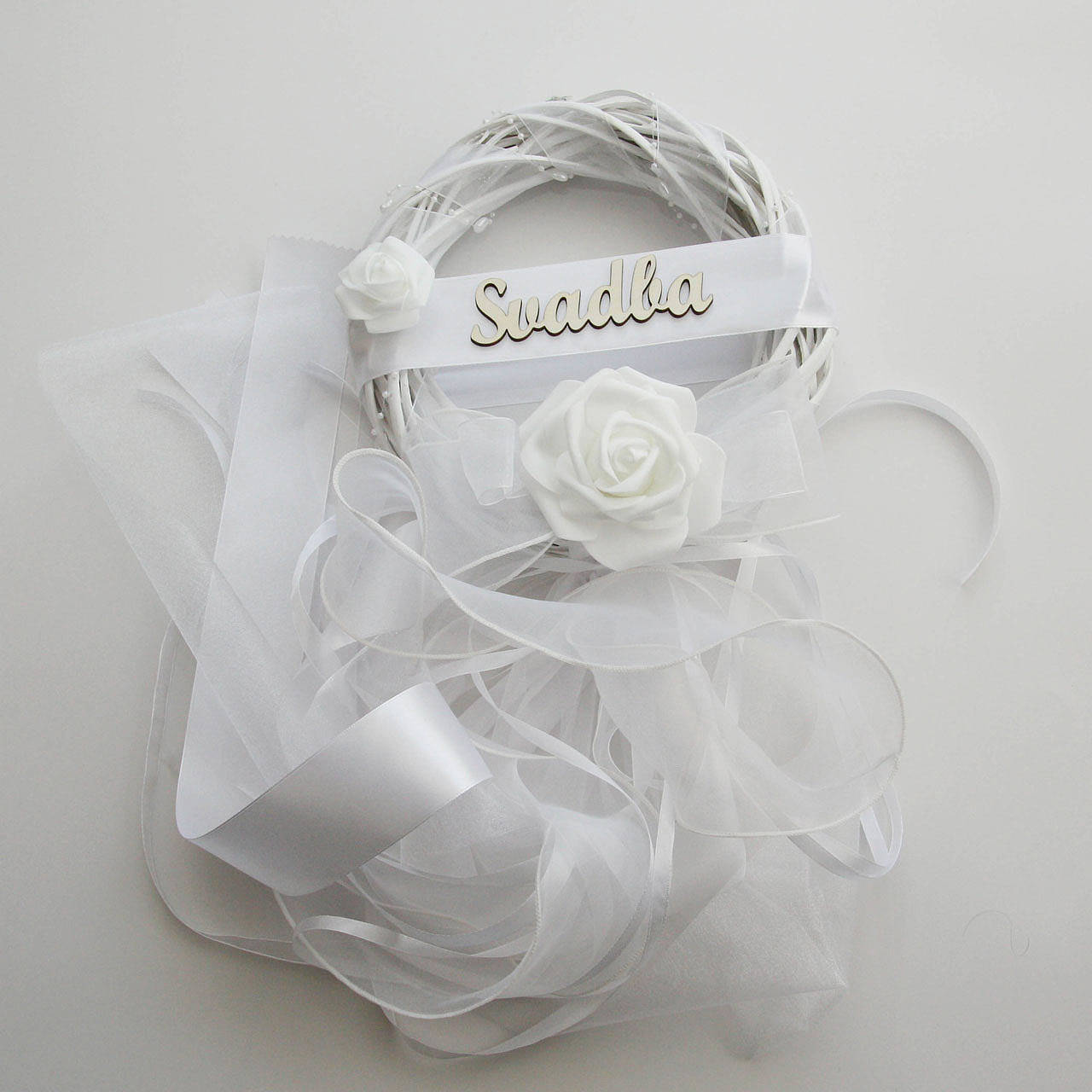 Svadobný veniec na dvere