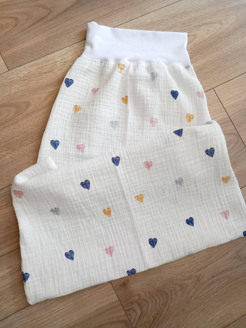 Detský textil - mušelinovy vak do pása 74 - 17596840_