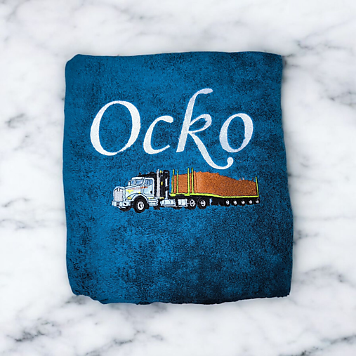 Úžitkový textil - Vyšívana osuška vzor 3 - 17596690_
