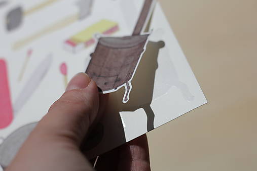 Hárok nálepiek - Pomôcky na táborenie