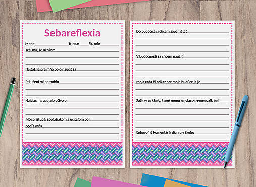 Hračky - Sebareflexia (formatívne hodnotenie) - ornament (pestrý pletenec) - 17596774_