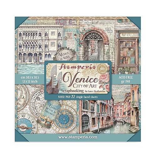 Papier - Stamperia Scrapbook papier Venice City of Art  12 x 12 Maxi - 17599105_