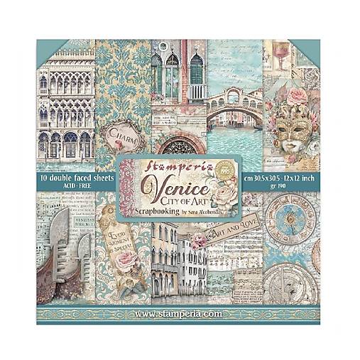 Papier - Stamperia Scrapbook papier Venice City of Art  12 x 12 - 17599106_