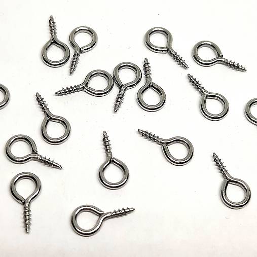 CHO-Skrutkovacie očko 5x10mm-1ks (platina)